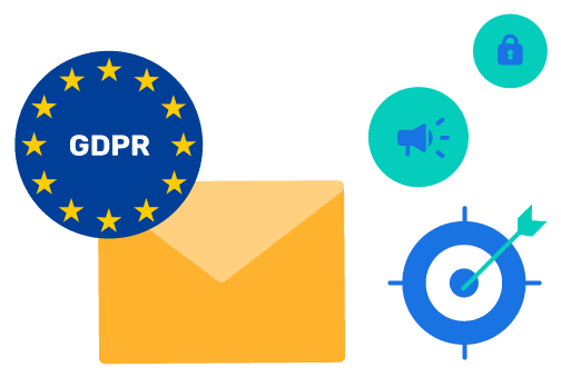 GDPRに準拠するための最善のEメールマーケティング実践方法を示す図