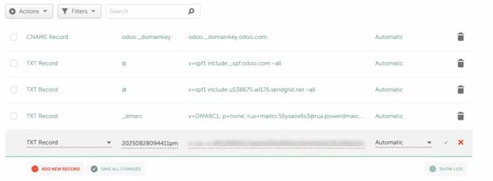 Contentフィールドに貼り付け