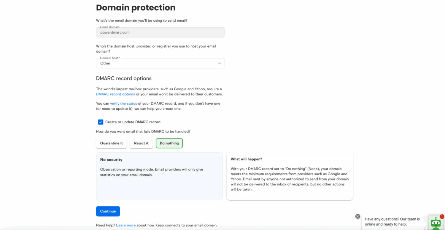 Domain protection