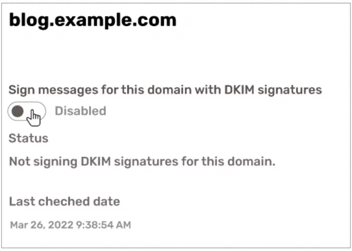  Disable DKIM for Office 365