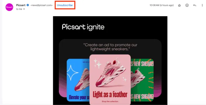 Make Unsubscription Easy