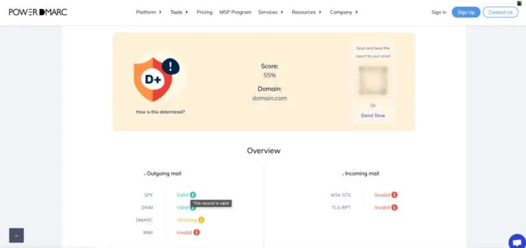 PowerDMARC Domain Analyzer