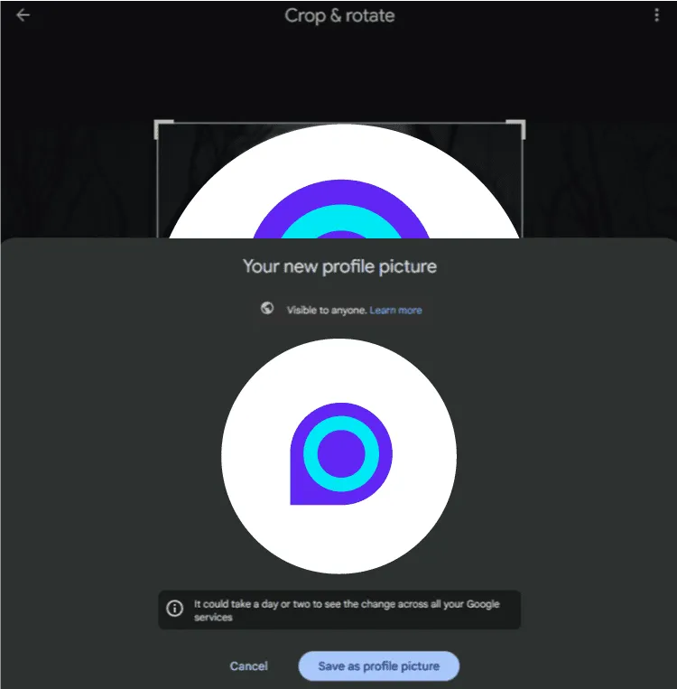 ファイルエクスプローラーで画像をトリミングまたは回転させる画面