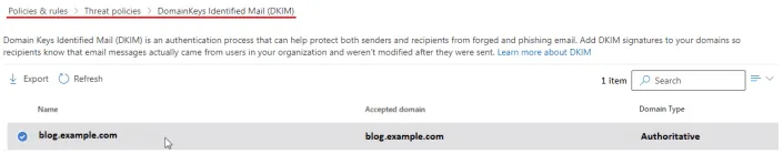 DKIMのDNSレコード作成