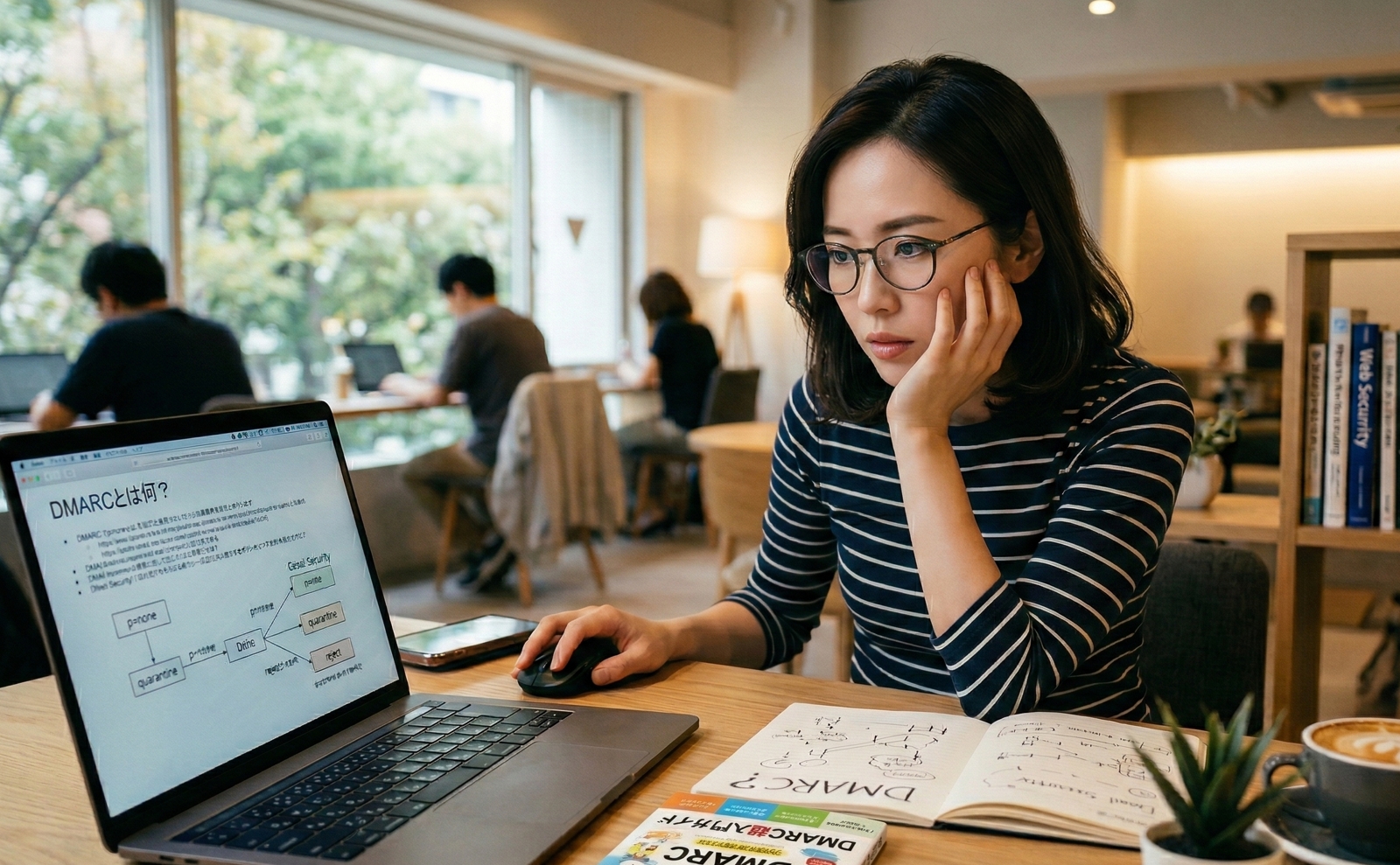 DMARCの基礎を学習するイメージ