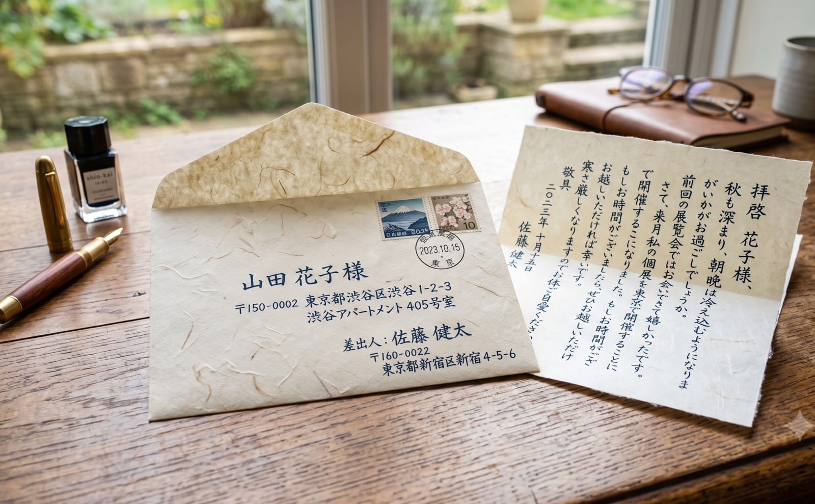 封筒と手紙