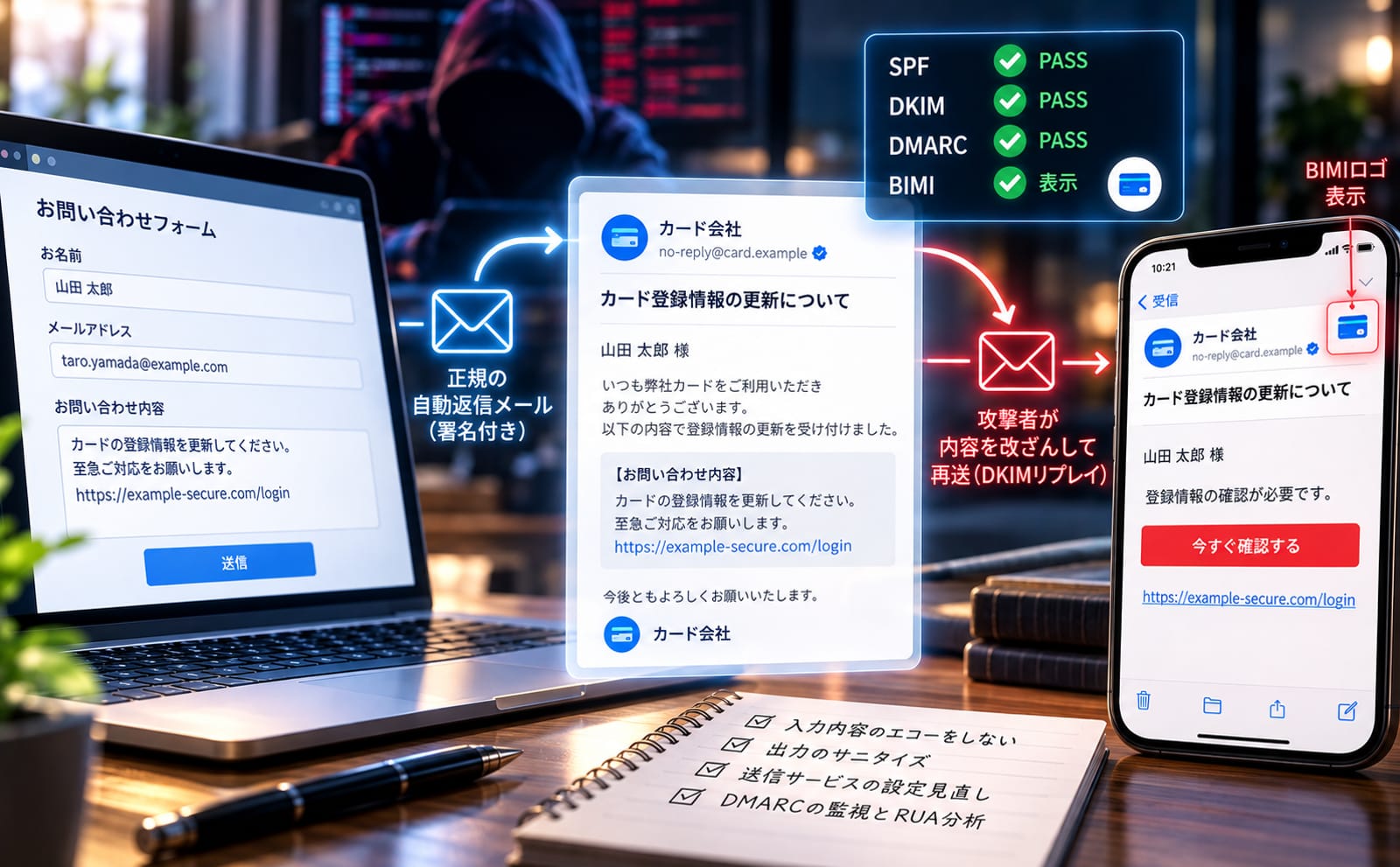 入力エコー攻撃とは？フォーム入力でDMARC・BIMIを通過するフィッシングの手口と対策